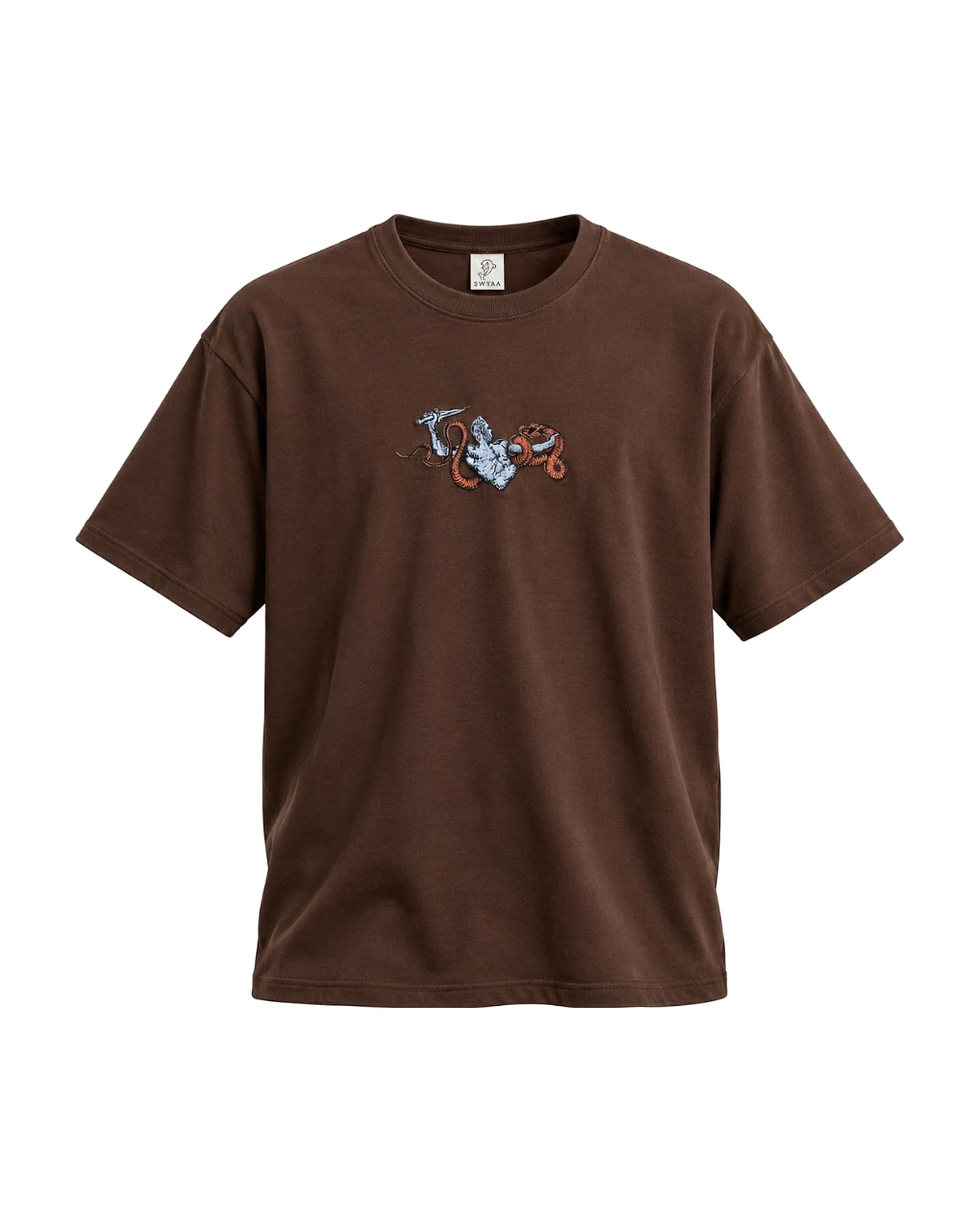 SWYA Mythical Serpent Embroidery - 9bc1fbf0 3a55 4bb0 968f d72878266951 statue snake tee mocha 4x5